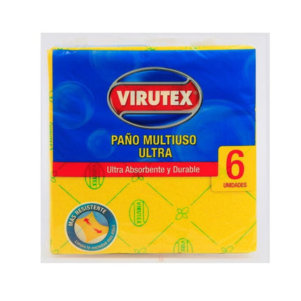 Paño Multiuso Ultra Ultra Absorbente Amarillo, 6 Un