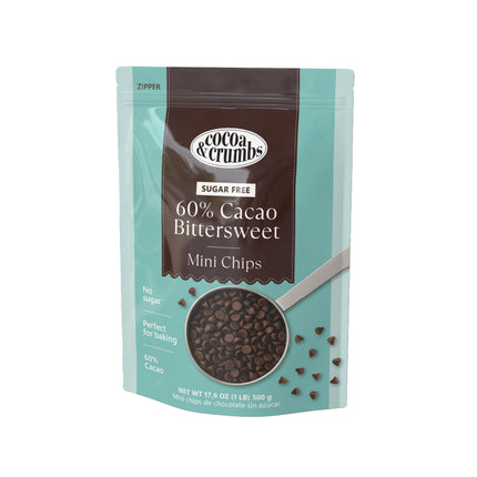Chips de Chocolate Sin Azúcar Cocoa & Crumbs 500 g | Apishop