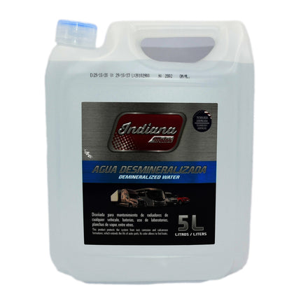 Agua Desmineralizada Indiana 5 Lts