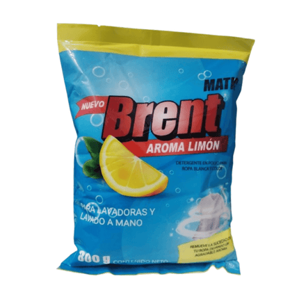 Detergente En Polvo Para Ropa Blanca Y Color Matic 800g Aroma Limon