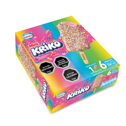 Helado Paleta Kriko Mini Caja, 300 ml - Savory | Apishop