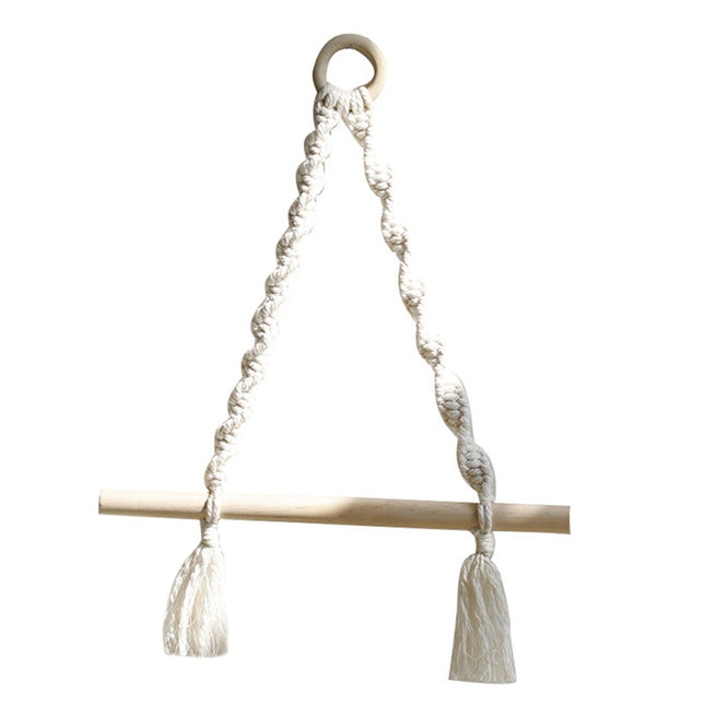Toallero Bohemio Para Dormitorio, Colgador De Rollos De Tejido, Soporte De Papel Higiénico De Macramé Para Hotel