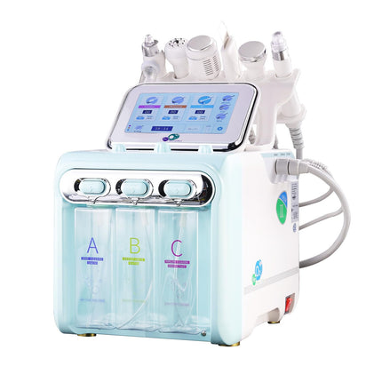 Máquina de cuidado facial OIJIIE Hydrogen Oxygen 6 in 1 Green