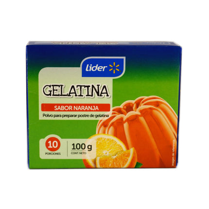 Gelatina Sabor Naranja Caja, 100 g - | Apishop