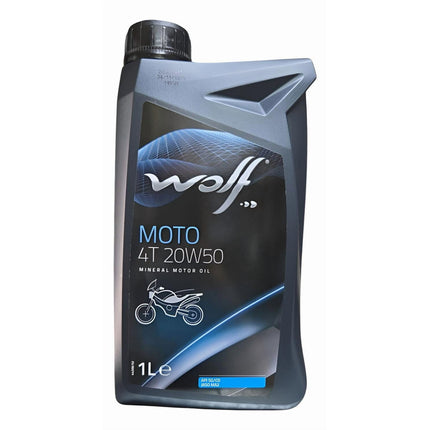 Aceite De Moto 20w 50 Mineral Wolf 4t 1l Original