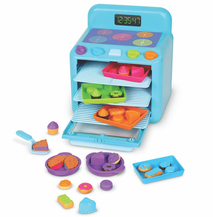 Recursos de aprendizaje en mini horno para clasificar dulces Play Food 3+