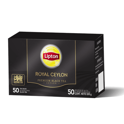 TE LIPTON ROYAL CEYLON BLACK 50 UNID
