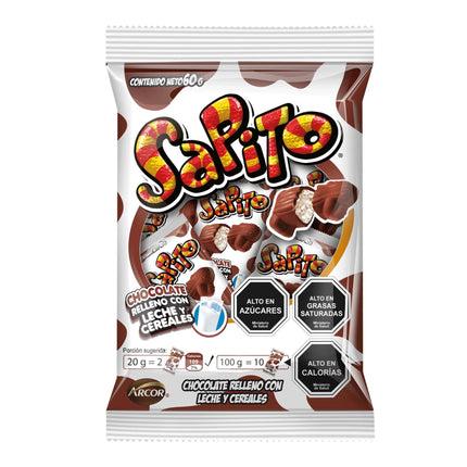 Chocolate Sapito Bolsa, 60 g
