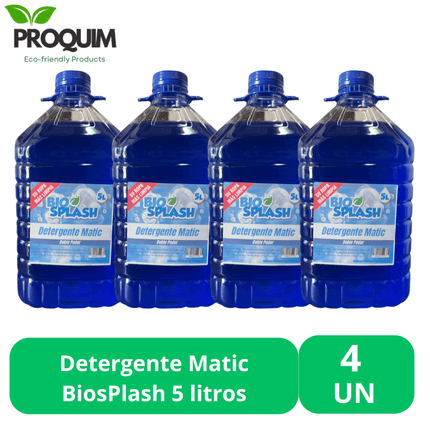 Detergente Matic BiosPlash 5 litros 4 Unidades