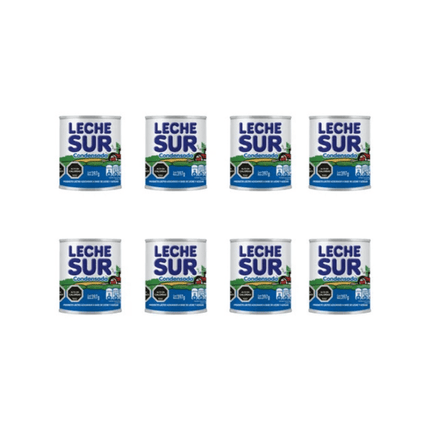 Pack x8 sucedáneo de leche condensada Leche sur® lata 397g