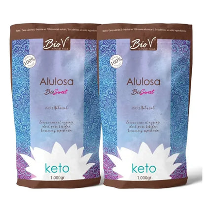 Pack X 2 Alulosa 1kg Sin Gluten Sin Alérgenos Vegano Biov