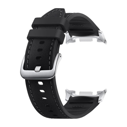 Correa de reloj Samsung Galaxy Watch 8 Hybrid de piel vegana negra
