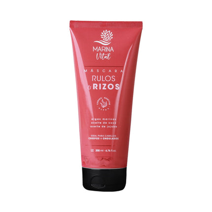 Máscara Rulos Y Rizos 200 Ml Marina Vital