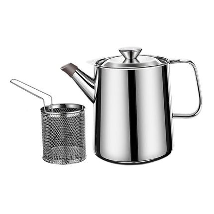 Contenedor De Aceite Con Cesta De Aceite Multiusos Para Cocina, Restaurante, Hogar, 1,5 L