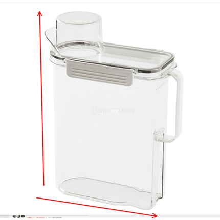Contenedor De Detergente Para Ropa, Caja De Almacenamiento De Plástico Para Baño Y Hogar