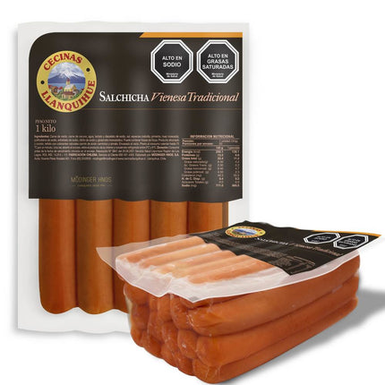 Salchichas Tradicional 20 Un, 1 Kg