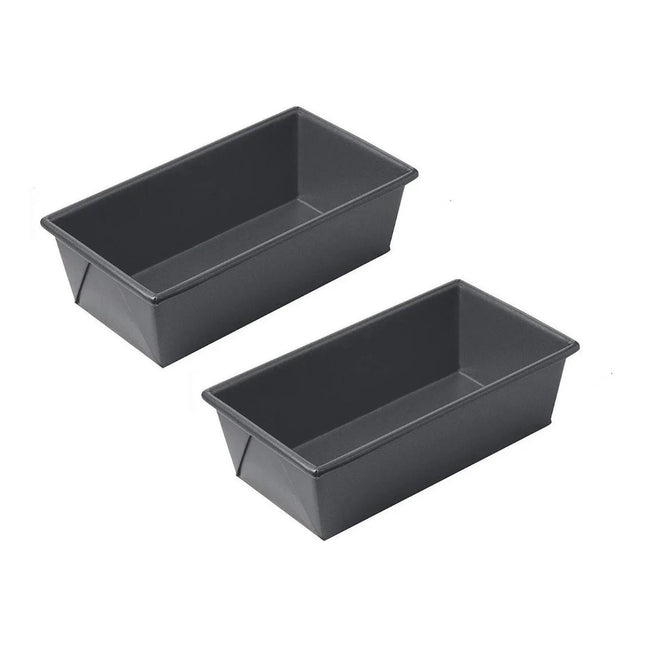Pack X2 Molde Pan Molde Para Pan De Molde Rectangular 25cm Gris
