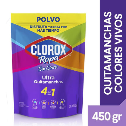 Quitamanchas Polvo Ultra Ropa Color Sin Cloro Doypack, 450 g