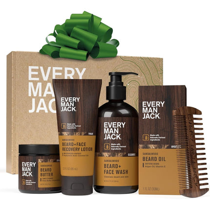 Set Barba Sandalo Cuidado Completo