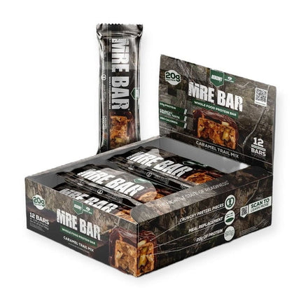 Box 12 Barras Mre Bar 20g Proteina Caramel Trail Mix -
