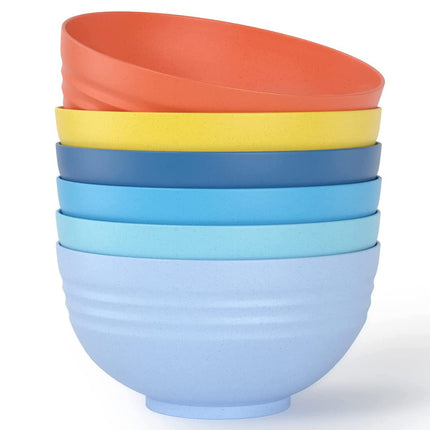 Juego de cuencos para cereales Homestockplus Unbreakable de 1 litro [juego de 6]