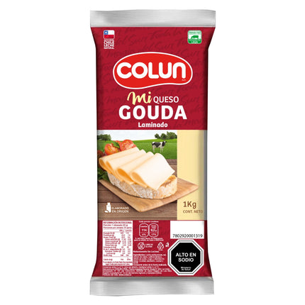 Queso gouda laminado 1 kg, 1 kg