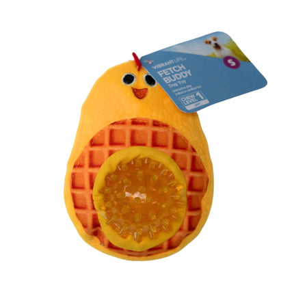 Juguete para Perro Vibrant Life Fetch Buddy Pollo Waffle Pequeño