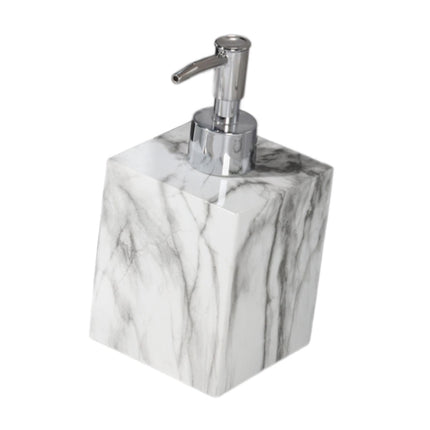 Dispensador De Jabón Líquido Para Manos Con Bomba Para Encimera De Hotel, Baño, Cabezal Plateado Y Blanco