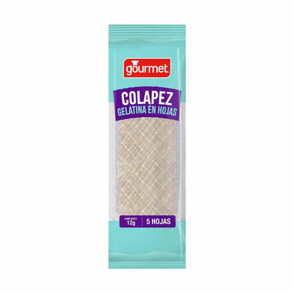 Gelatina en hojas colapez Caja, 5 g - Gourmet | Apishop