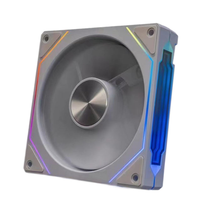 Ventilador De CPU 5V 3Pin ARGB De Alto Rendimiento Para Chasis De PC Ventilador De Refrigeración De Carcasa Silenciosa Blanco Hacia Adelante