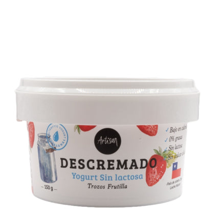Yoghurt Descremado sabor Frutilla, 150 g | Apishop