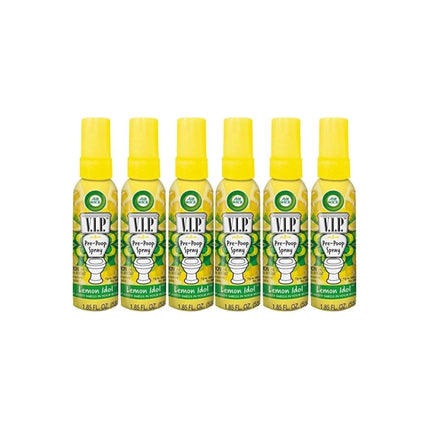 Perfume de baño en aerosol Air Wick V.I.P Lemon Idol, 55 ml, paquete de 6