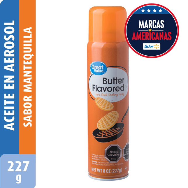 Aceite Mantequilla Spray Botella, 227 g | Apishop