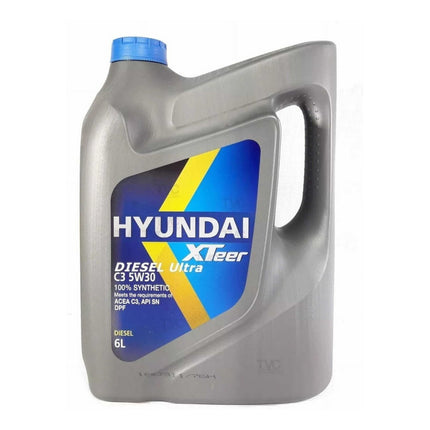 Aceite de motor Hyundai XTeer 5W-30 6 litros Diesel Ultra C3