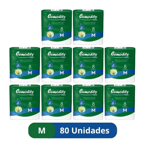 Pañales para Adulto Basic – Talla M – 80 Unidades - 1 Manga