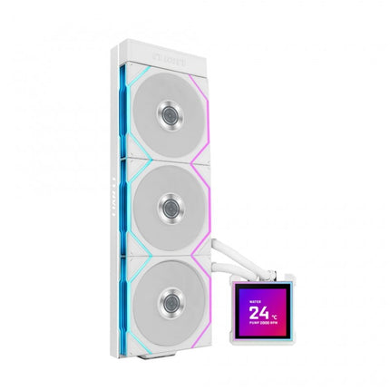 Refrigeración Líquida Lian Li Hydroshift II LCD-S 360TL Blanco