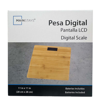 Pesa digital 28x28cm Bamboo