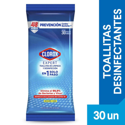 Toallitas Desinfectantes Expert Fresco FlowPack, 30 Un