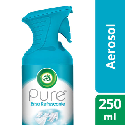 Desodorante Ambiental Pure Aerosol Premium Refreshing Breeze Frasco, 250 ml
