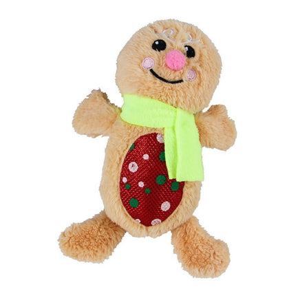 Navidad Mascota Perro Masticar Dientes Limpieza Sonido Juguetes Regalos Luz Amarillo-Sonrisa