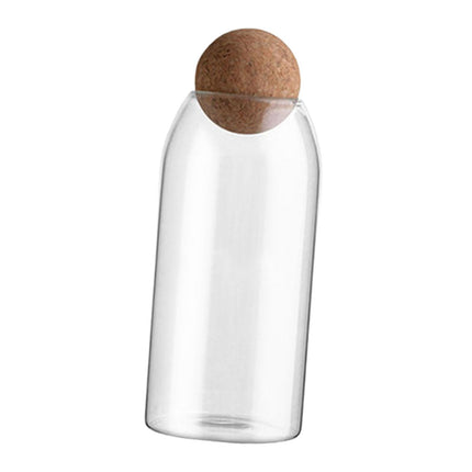 Recipiente De Almacenamiento De Vidrio Para Despensa, Tarro De Almacenamiento De Alimentos Para Avena, Cereales, Granos De Café S 1000ml