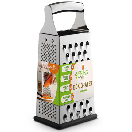 Rallador de queso Spring Chef Professional de acero inoxidable