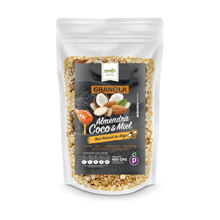 Granola Almendra, coco y miel 400 G Piwén