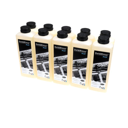 Detergente Unox DB1015A0 Det & Rinse Plus extra fuerte, 1 litro x10