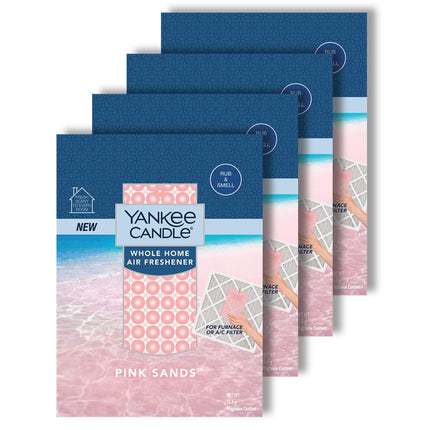 Ambientador Yankee Candle Pink Sands para todo el hogar, paquete de 4