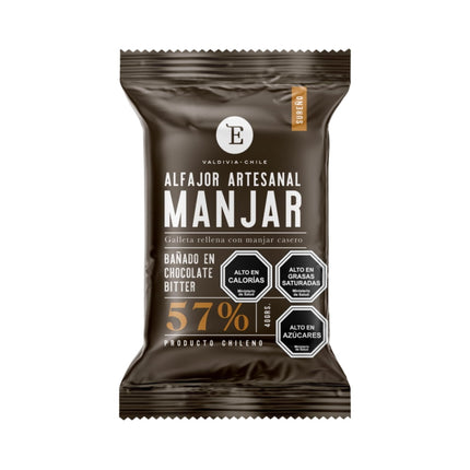 Alfajor Artesanal Manjar Bitter 24x40 gr.