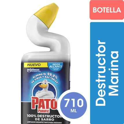 Limpiador Baño Desinfectante Destructor de Sarro Líquido Marina Botella
