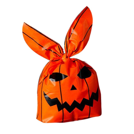 Bolsas De Dulces De Halloween Bolsas De Regalo De Recuerdo De Fiesta Para Celebración Fiesta De Halloween Naranja A 23cmx14cm