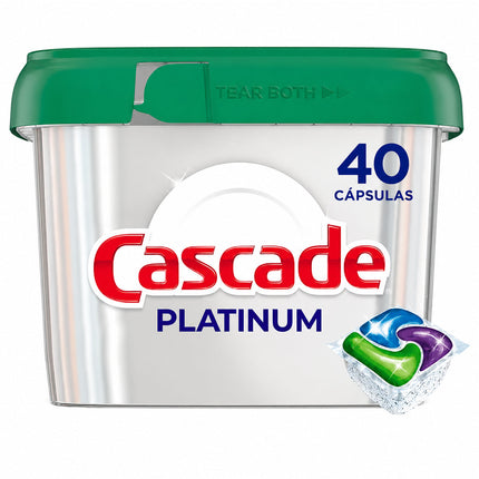 Lavavajillas en Cápsulas Platinum Fresh Cascade 40 un | Apishop.cl