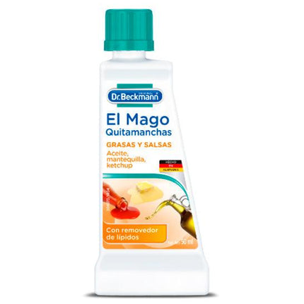 Dr. Beckmann El Mago Quitamanchas Grasas y Salsas 50 cc | Apishop.cl